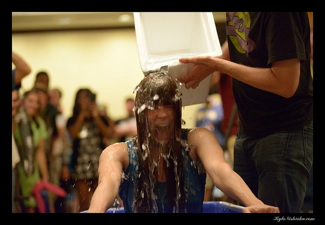 "Veronica's Ice Bucket Challenge" by Kyle Nishioka on Flickr